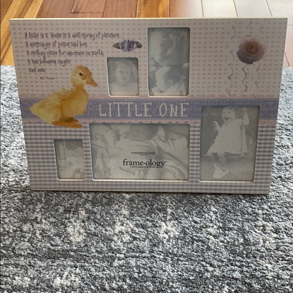 Baby picture frame